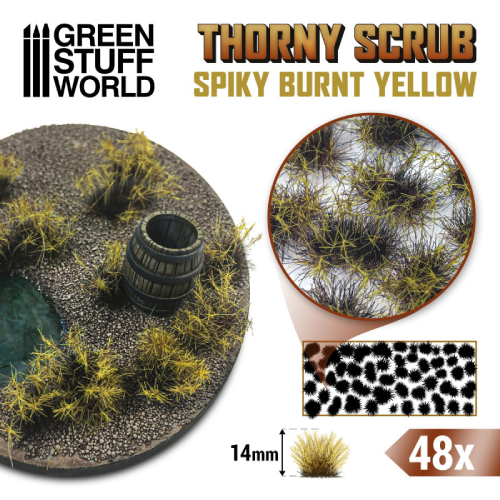 GSW - Thorny Scrub: Burnt Yellow 14mm Tuft
