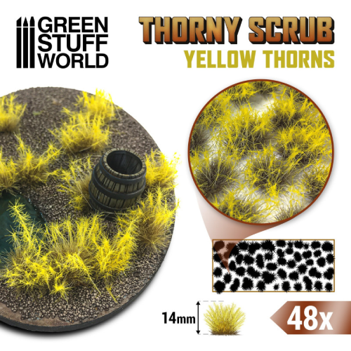 GSW - Thorny Scrub: Yellow Thorns 14mm Tuft