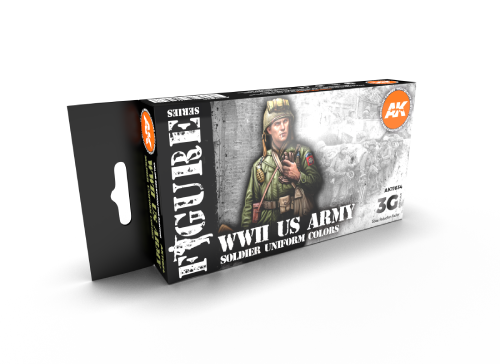 AK Interactive 3G WW2 U.S Army Colors Set