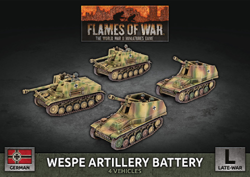 Wespe Artillery Battery Plastic